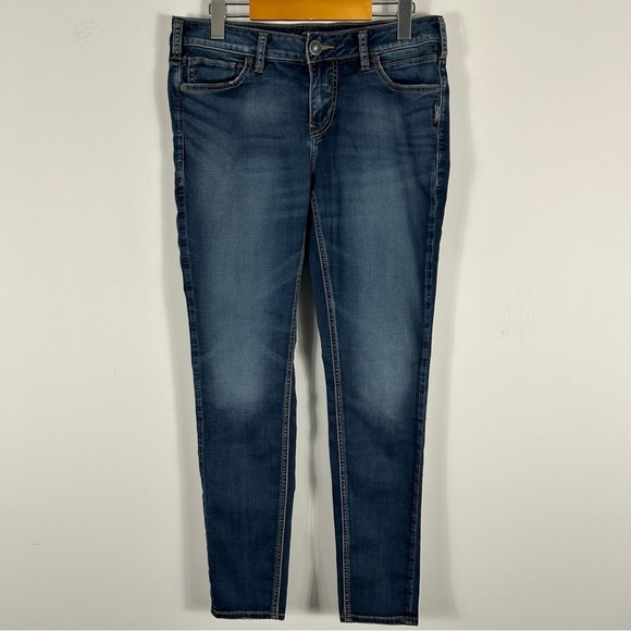 Silver aiko high skinny Jeans 30x30 - Picture 1 of 10